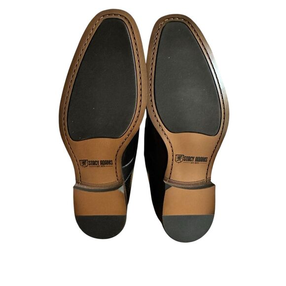 Stacy Adams Karcher Plain Toe Monk Straps-Black Leather 8.5 main image 5